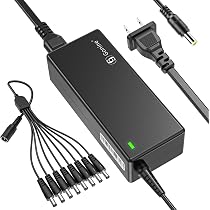Adaptador De Corriente 12V 2A + 4 Cables Para Cámaras CCTV Y DVR - Fuente De Alimentación Segura