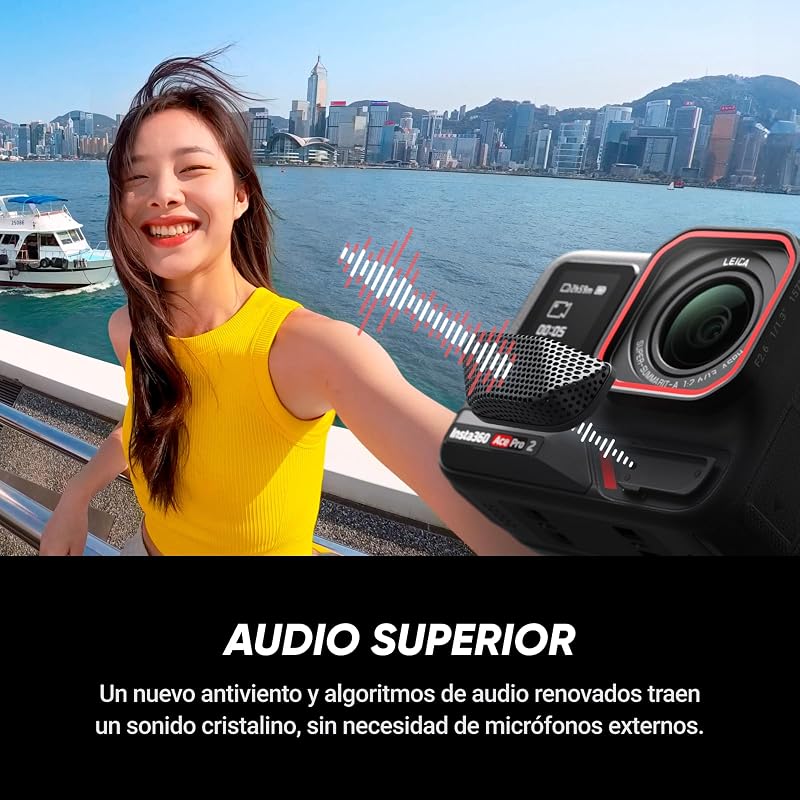 Ace Pro 2 Paquete Xplorer Gris, Cámara de acción 8K, Doble batería