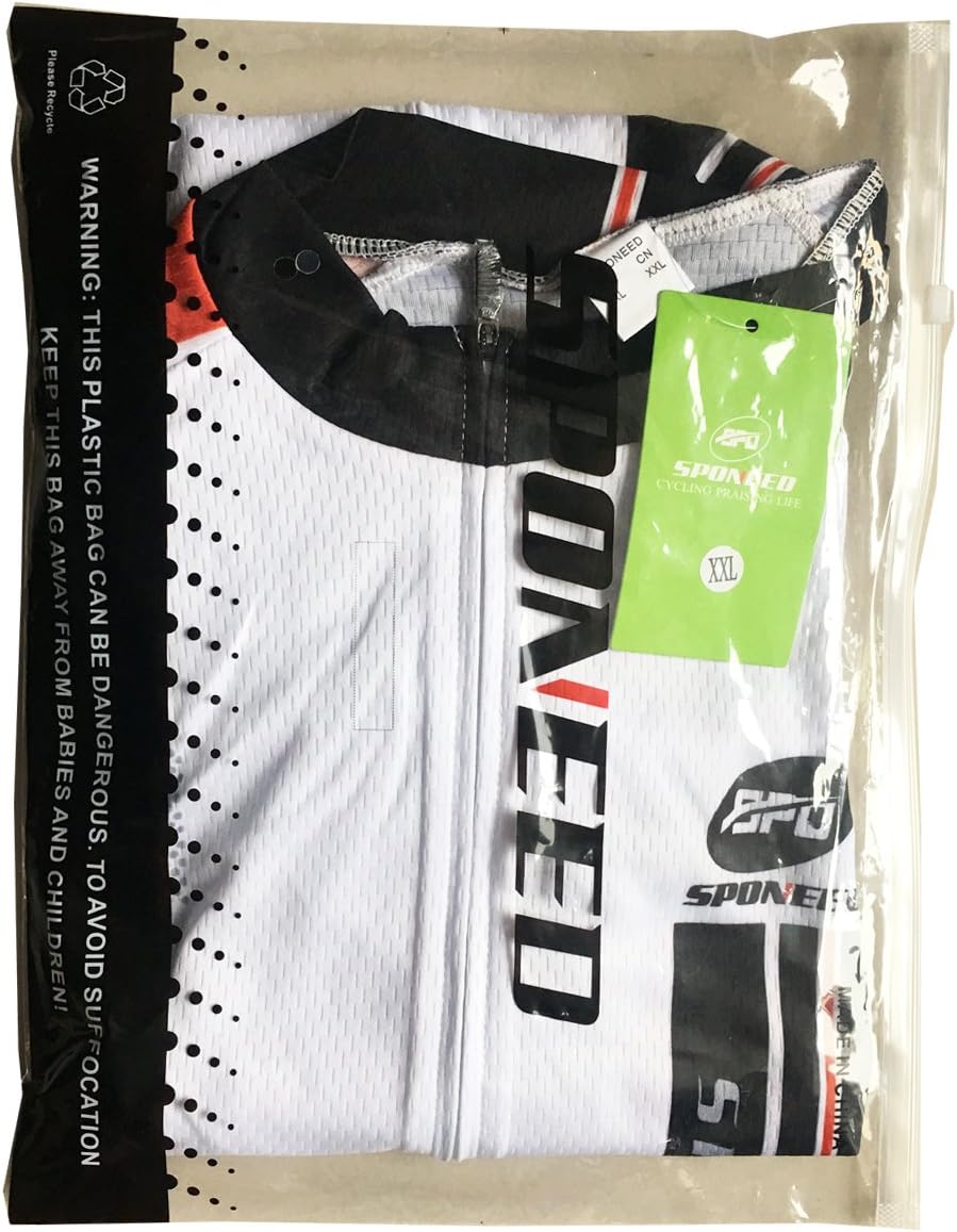 sponeed Men Cycling Outfit Set MTB Bicycle Jersey Road Biker Shorts Trianthlon Cyclwear Shirts : Clothing