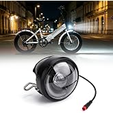 Jerbor Upgrade Headlight for Lectric XP 1.0/2.0/3.0, Lite 1.0, Trike 1/2, XPedition 1.0/2.0, Xpress, High-Brightness Bright Front Light, Waterproof Head Light, Accessories Parts for Lectric