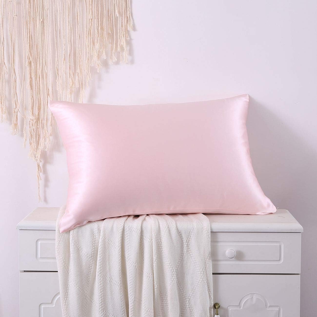 Ethlomoer Natural Pure Silk Pillowcase for Hair and Skin Both Side 19mm, Hypoallergenic, 600 Thread Count - Image 5