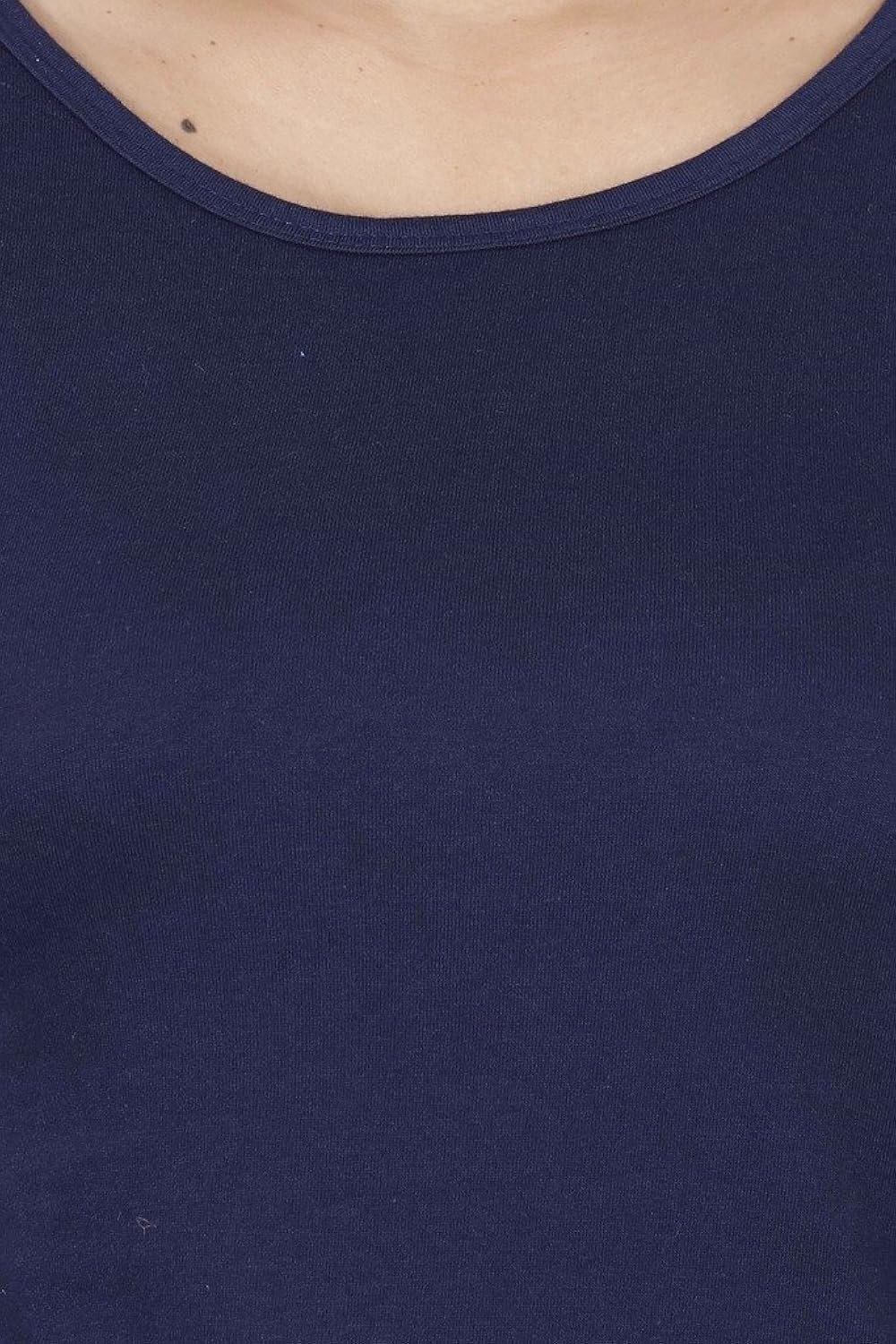 fleximaa women's cotton round neck plain t-shirt (pack of 2)