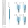 Maccx 100pcs Sterile Transfer Pipettes, Vol. 5ml, 2ml Graduated, 155mm Long, Essential Oils Pipettes, Low-Density Polyethylene Material, Individual Peel-Pack, TPP5155-100