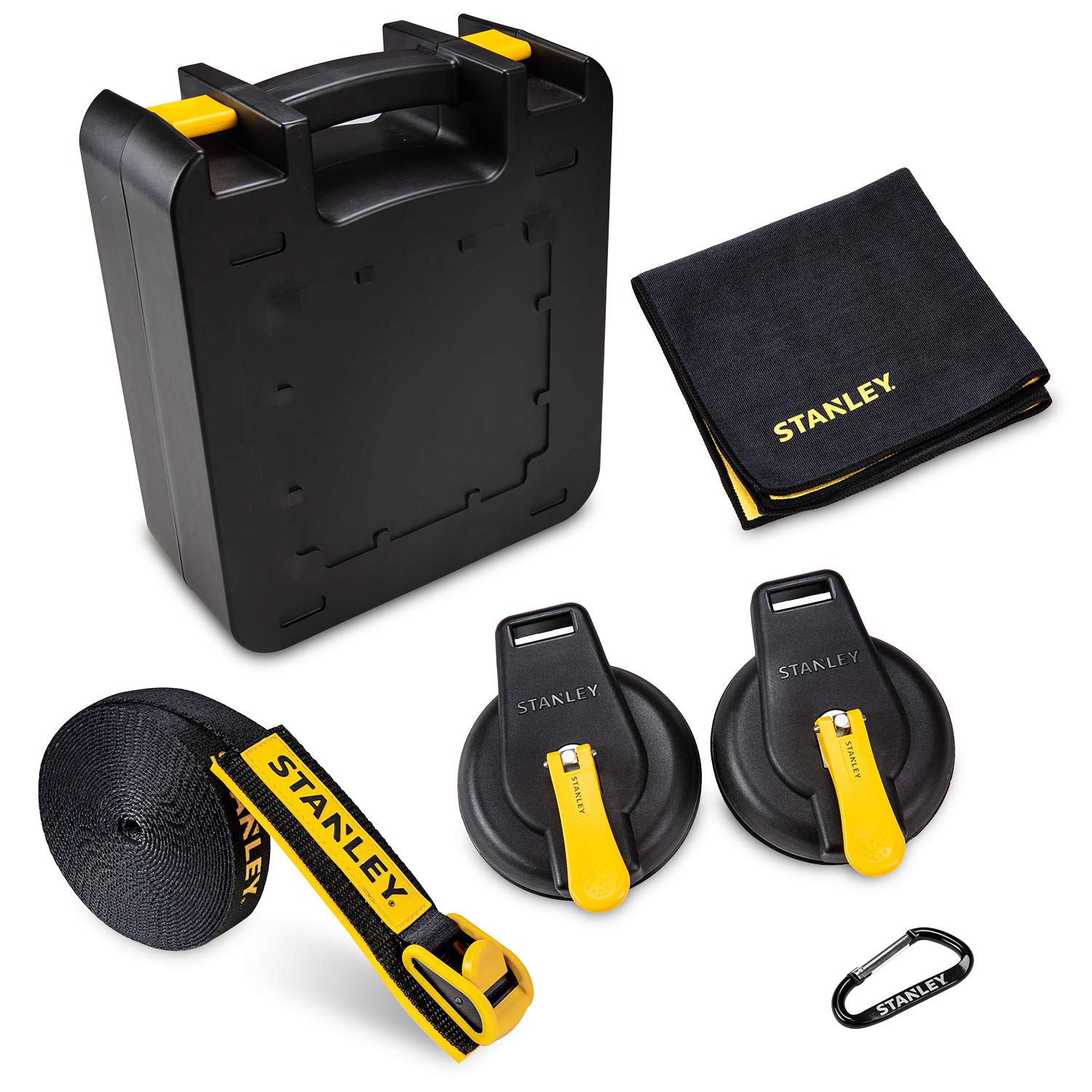 Stanley S4001 400 Lbs Capacity Heavy Duty Suction Cup Tie Down Kit 