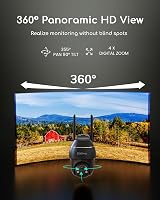COOAU 4G LTE Solar Security Camera Outdoor 2K 360° PTZ No WiFi 64GB view 5
