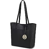 MKF Collection Tote Bag for Women, vegan Leather Large Top Handle Handbag Fashion Shoulder Bag Purse By Mia K