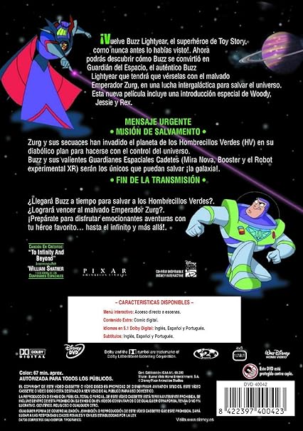 pelicula de buzz lightyear comando estelar