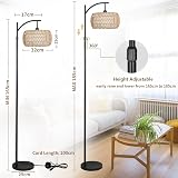 Rayofly Arc Floor Lamp with Dimmable LED 3 Color Temps, Remote view 5