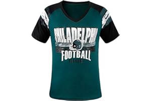 Geneisteck Womens Football Fans V Neck City Raglan T-Shirts