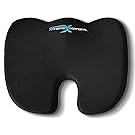 Coccyx Orthopedic Memory Foam Seat Cushion - Helps With Sciatica Back Pain - Perfect for Your Office Chair and Sitting on the Floor Gives Relief From Tailbone Pain