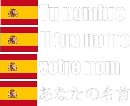 JINTORA - España - Fuente Blanca - Pegatina Vinilo Impreso para ...