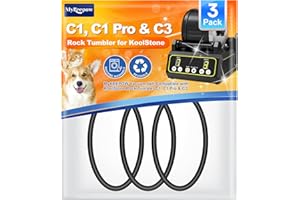 MyKEEPOW Rock Tumbler Belts Compatible with Koolstone Rock Tumbler Model C1 & C1 Pro & C3, 3 Pack