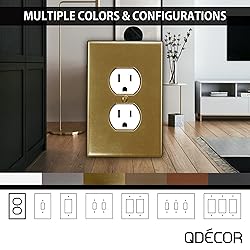 Questech Decor Single Duplex Electrical Outlet