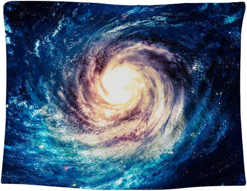 Galaxy Tapestry, Outer Space Wall Hanging for Bedroom Living Room Dorm,60" × 80" / 150cm × 200cm