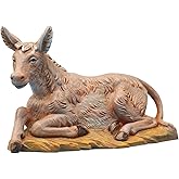 Fontanini by Roman Seated Donkey Nativity Figurine, 5-Inch