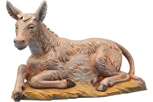 Fontanini by Roman Seated Donkey Nativity Figurine, 5-Inch