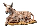 Fontanini by Roman Seated Donkey Nativity