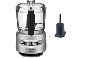 CUISINART DLC-2ABC Mini-Prep Plus Food Processor Brushed Chrome & Nickel, 3 Cup