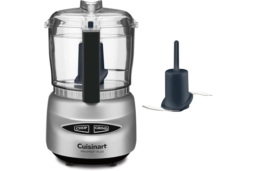 Cuisinart Mini-Prep Plus Food Processor, 24-Ounce Mini Food Processor to Chop Herbs, Vegetables, and Hard Cheese, 24-Ounce Wo Book