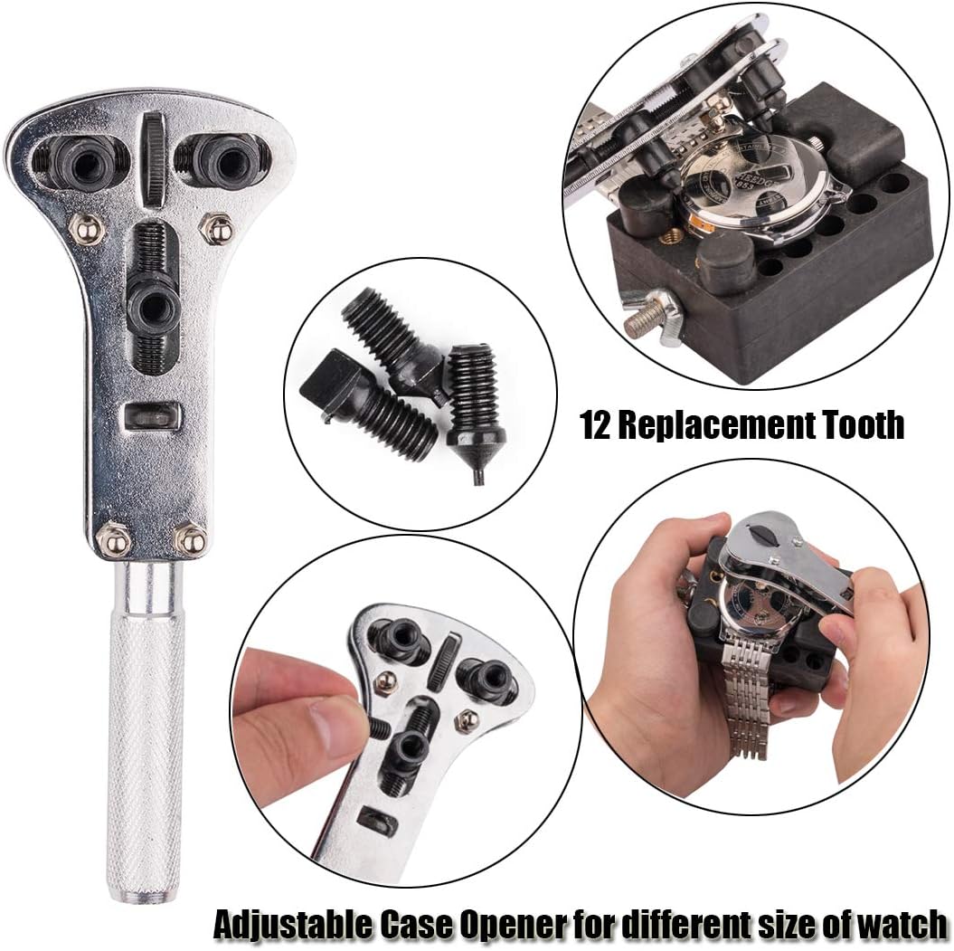 ZEXETT Watch Repair Tool Kit, 200 PCS Professional Spring Bar Tool Set with User Manual, Case Opener Spring Bar Watch Band Link Tool Set with Carry Case: Home Improvement