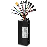 Etmdoeve 36V 48V 52V 45A Sine Wave Brushless Motor Controller for E-Bikes | 1500W/2000W Electric Bike Controller with Hall &amp; Sensorless Support, 3 Modes, 15-MOSFET, UART No.2 Protocol, Aluminum Housing