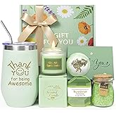 Fyroax Thank You Gifts Basket for Women,Appreciation Gifts for Women,Nurse,Friends,Mom,Her,Teacher Employee Appreciation Gifts Boxes Thanksgiving Christmas Birthday Gift Set