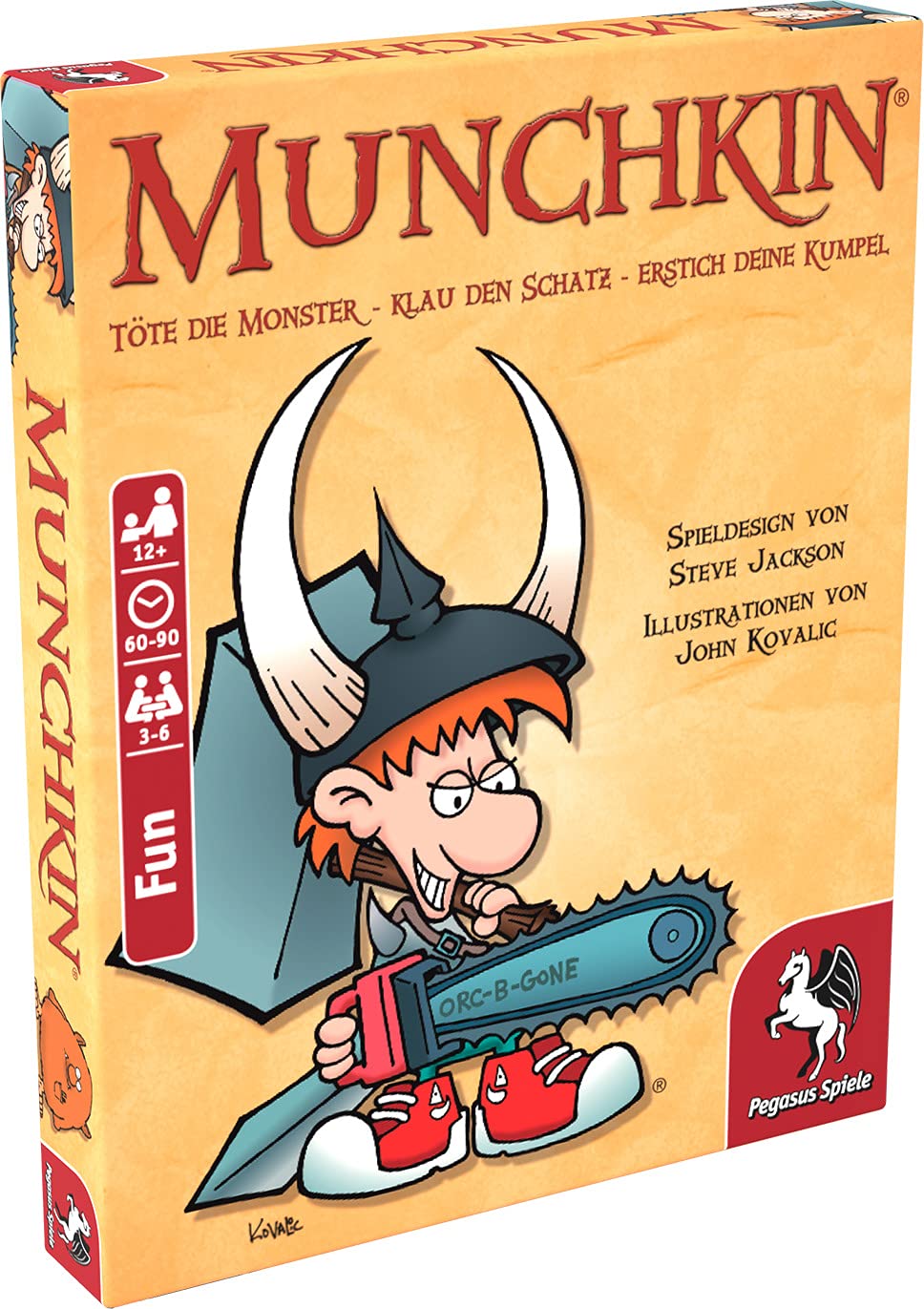 Pegasus Spiele 17211G - Munchkin Kartenspiel