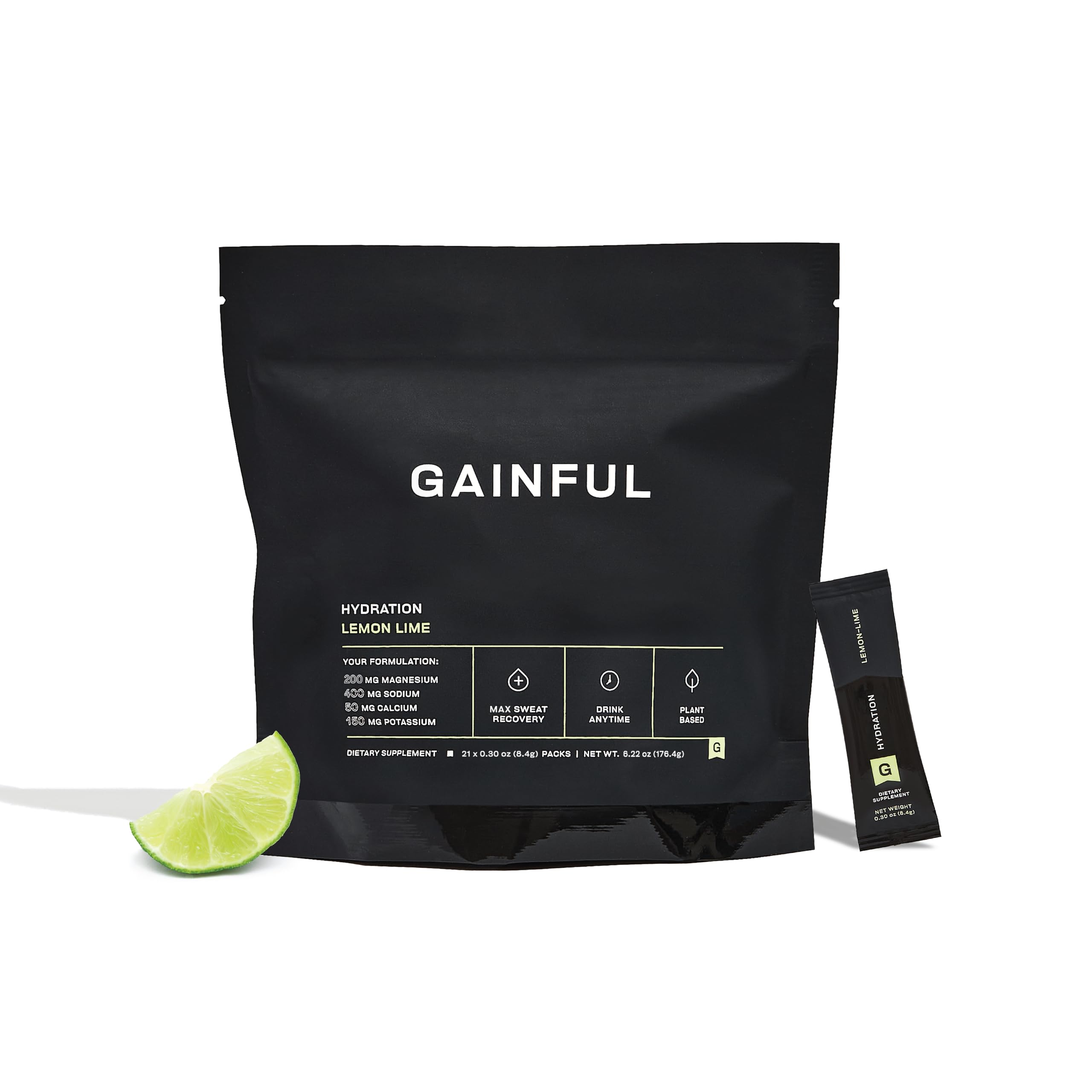 Gainful Hydration Caffeine Free (Lemon Lime)