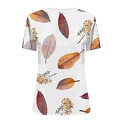Orange Summer Tops for Women 2023 Beach Spring