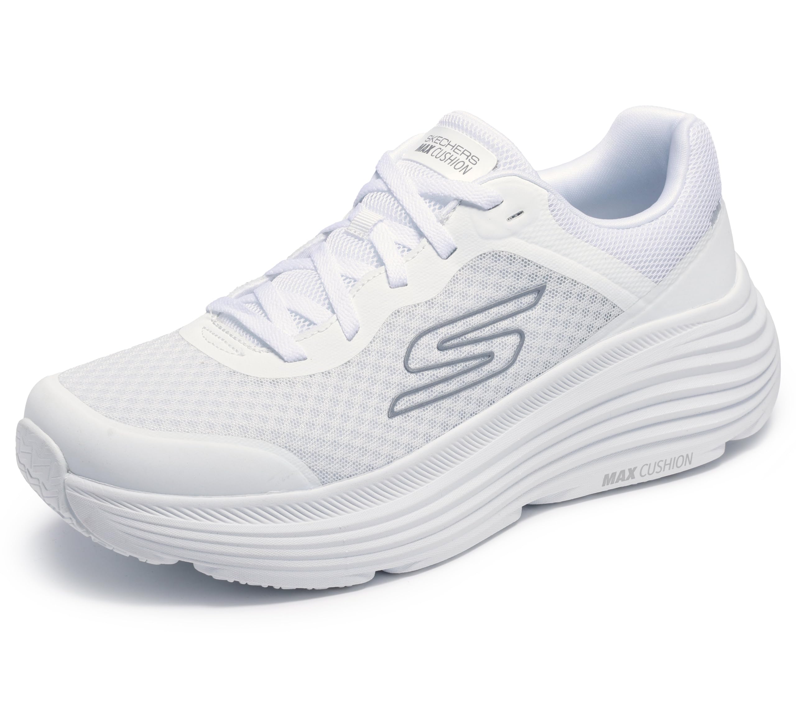 Skechers Men's Max Cushioning Endeavour Sneaker, White, 10 Wide Image