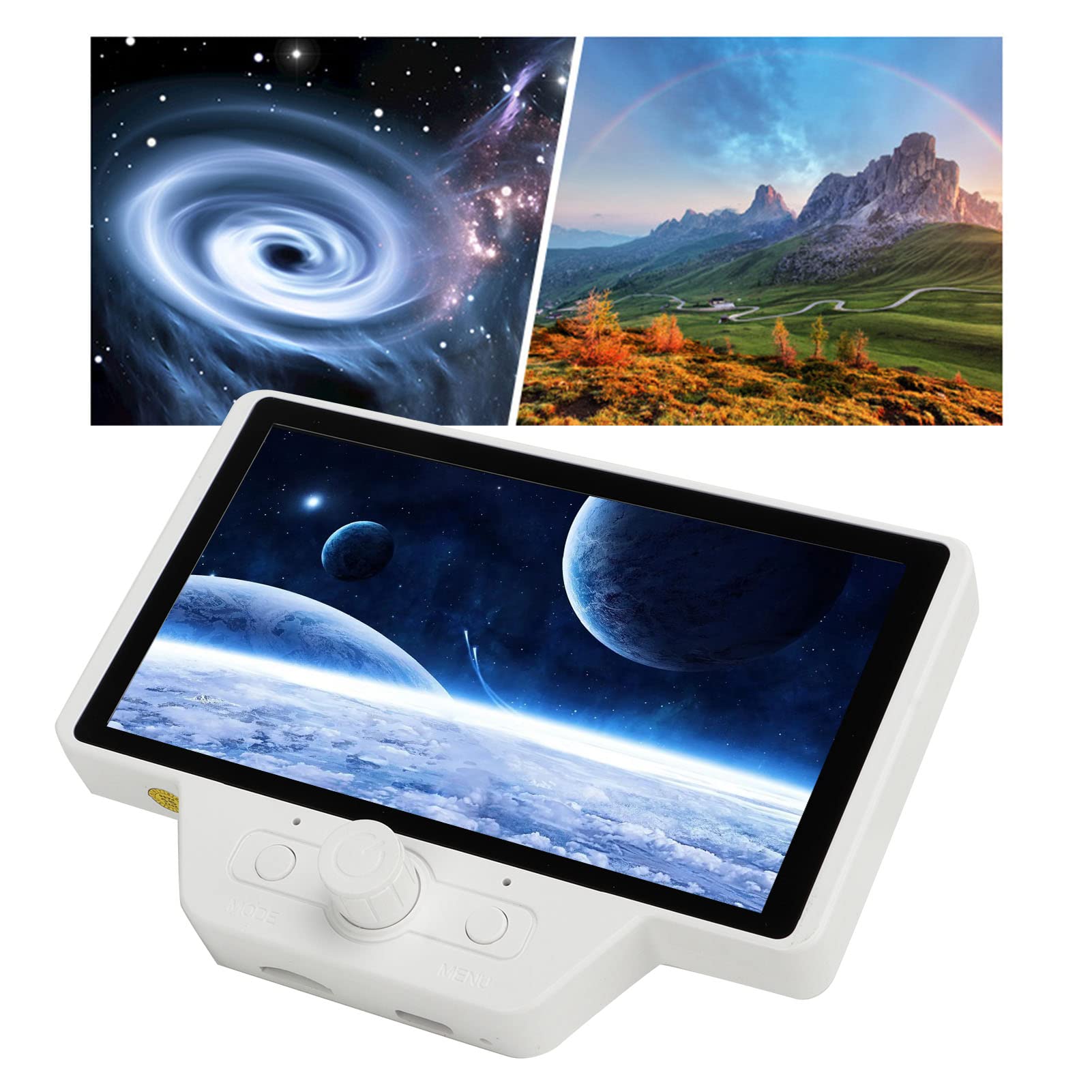 Telescope Electronic Eyepiece, 5 Inch HD IPS Digital Visual Eyepiece Recorder Camera, Remote Digital Zoom, WiFi Remote, for 1.25 Inch Astronomical Telescope