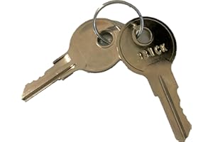 Justrite 25999 2 Piece Safety Cabinet Replacement L Handle Key Set