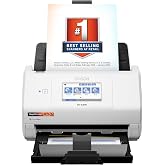 Epson RapidReceipt RR-620W Wireless &amp; USB High-Speed AI &amp; Cloud Ready Desktop Color Duplex Receipt &amp; Document Scanner for Mac &amp; PC, up to 45 ppm, 4.3" Color Touchscreen, 100-Page Auto Document Feeder