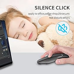 Bluetooth Travel Mouse Arc Wireless Mouse, Slim