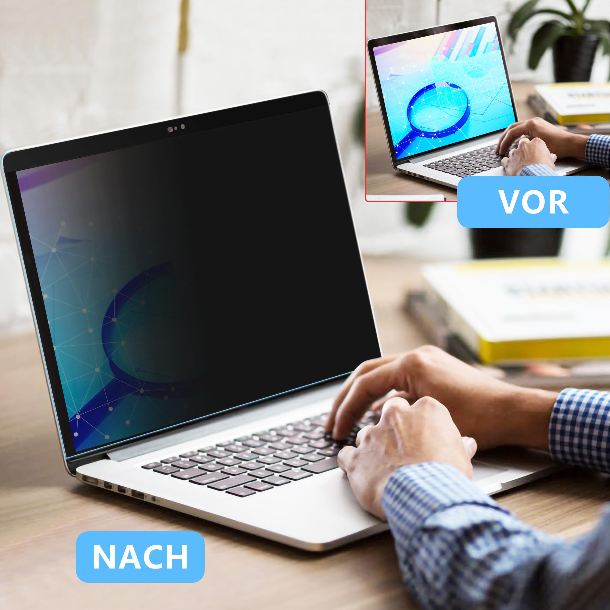 ZOEGAA Magnetischer Blickschutzfilter für Macbook Air 13