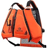 Owntop Swim Vest for Adult, Paddle Sports Swim Jacket with Adjustable Safety Strap for Kayaking Surfing Boating