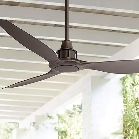 58 Interceptor Modern Outdoor Ceiling Fan With Remote Oil Rubbed