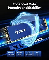 ORICO 512GB M.2 NVMe SSD with Heatsink PCIe Gen3x4 2280 J10 view 6