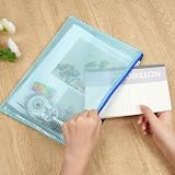 Vicloon A6 Zip Lock Mesh Document Bags 20Pcs Multicolor Clear PVC File Wallets view 4