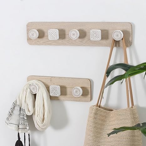 BokWin 20 Ganci A Muro Bianchi, Multiuso Antiruggine Per Appendere Asciugamani, Tazze, Cappelli E Chiavi - Per Bagno, Cucina E Soggiorno