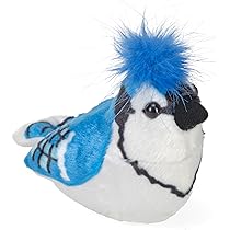 Wild Republic 18225 Audubon Birds Blue Jay Plush with Authentic