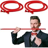 Rotatingpals 2 Pcs Magic Trick Rope Magic Tricks Stiff Rope | Flexible Comedy Stage Close up Trick, Illusion Gimmick Props for Comedy Stage Beginner