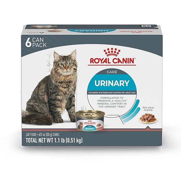 ROYAL CANIN FELINE URINARY CARE THIN SLICES IN GRAVY WET CAT FOOD, 3 OZ CAN, CASE OF 6