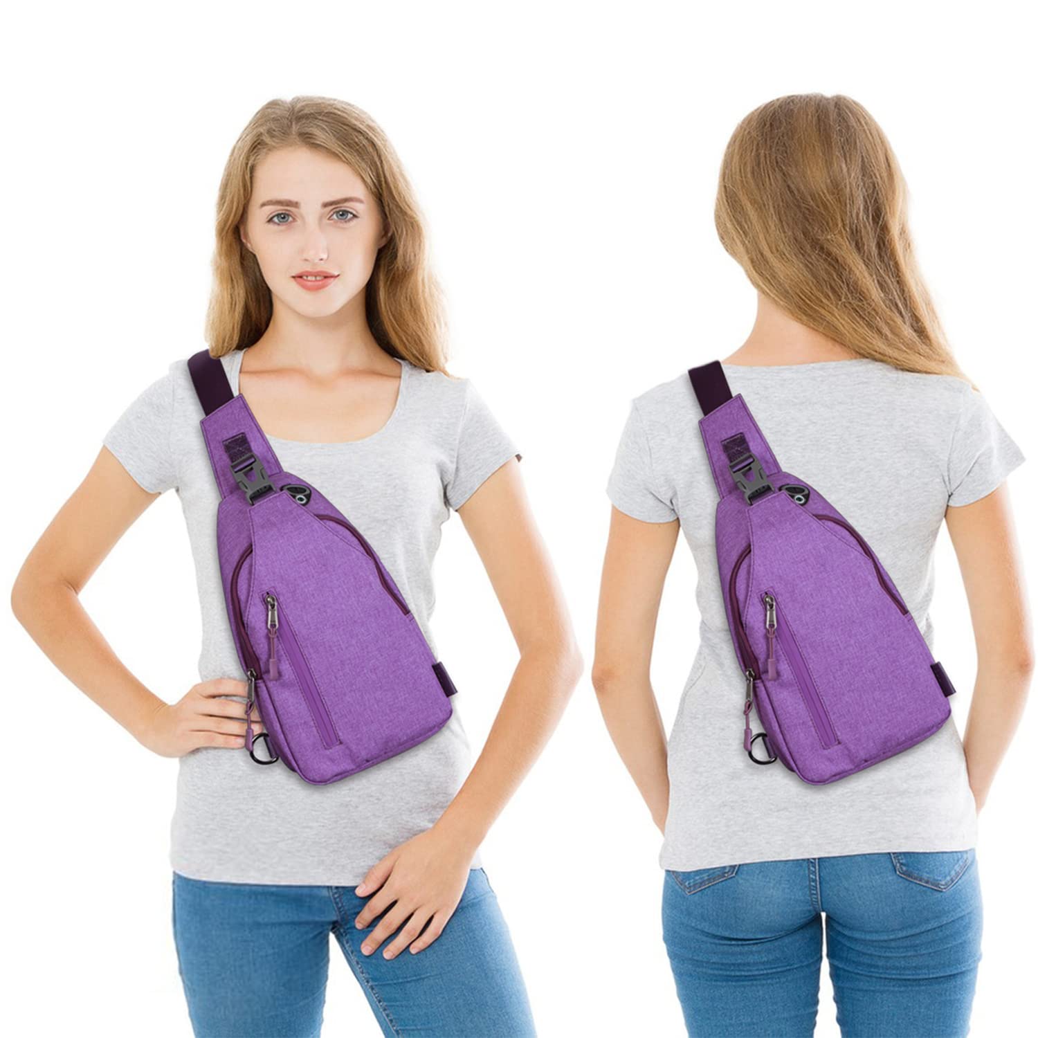 Sling Crossbody Bags Trendy Travel Anti Theft Safe Purse Bags for Women Men Waterproof