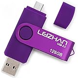 LEIZHAN 32GB OTG USB Flash Drive Purple USB 2.0 Pen Drive Gift Suitable For Android Smart Phone System 4.5 Above
