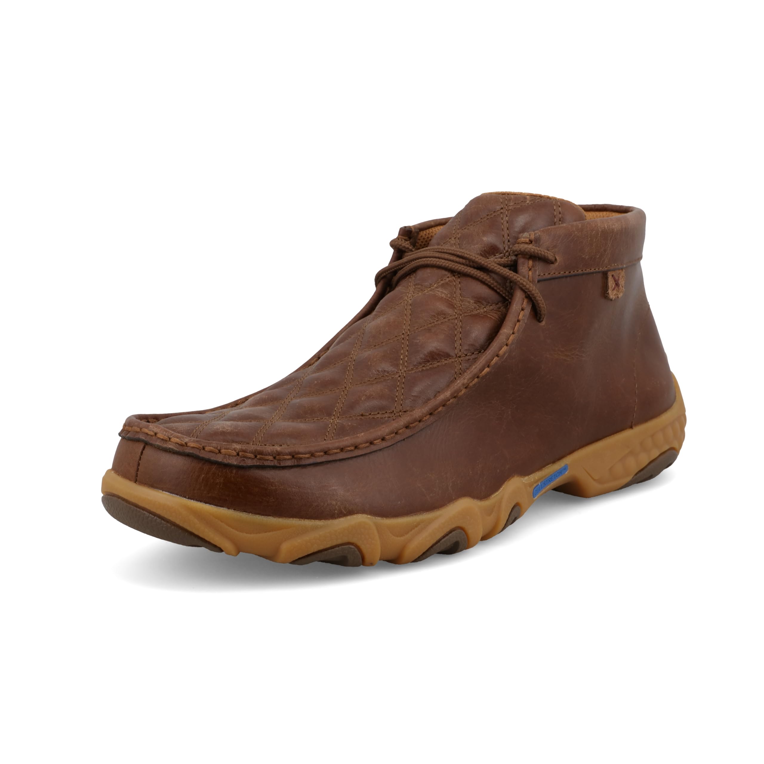Twisted X Men's Chukka Driving Moc, Moc Toe with CellStretch, Toffee, 8.5 W Image