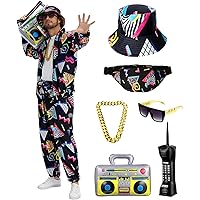 【90s HIPHOP】ACCビッグロゴ刺繍セットアップ上下レアB系TOMI-E Amazon.com: Haoibdeo 80s Hip-Hop Dance Costume for Adults, Men and