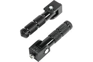RACOONA Foot Pegs,Bike Pegs,Foldable Motorcycle Foot Pegs,Car Accessories 8MM Motorcycle Pegs,90 Degree Fixed Folding Passenger Pedal,Universal Footpeg Aluminum Pedals for Electric Motor Bicycle ATV