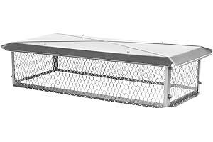 HY-GUARD HGS172910 Multi-Flue Chimney Cap, 17" x 29" x 10" Height, Stainless Steel