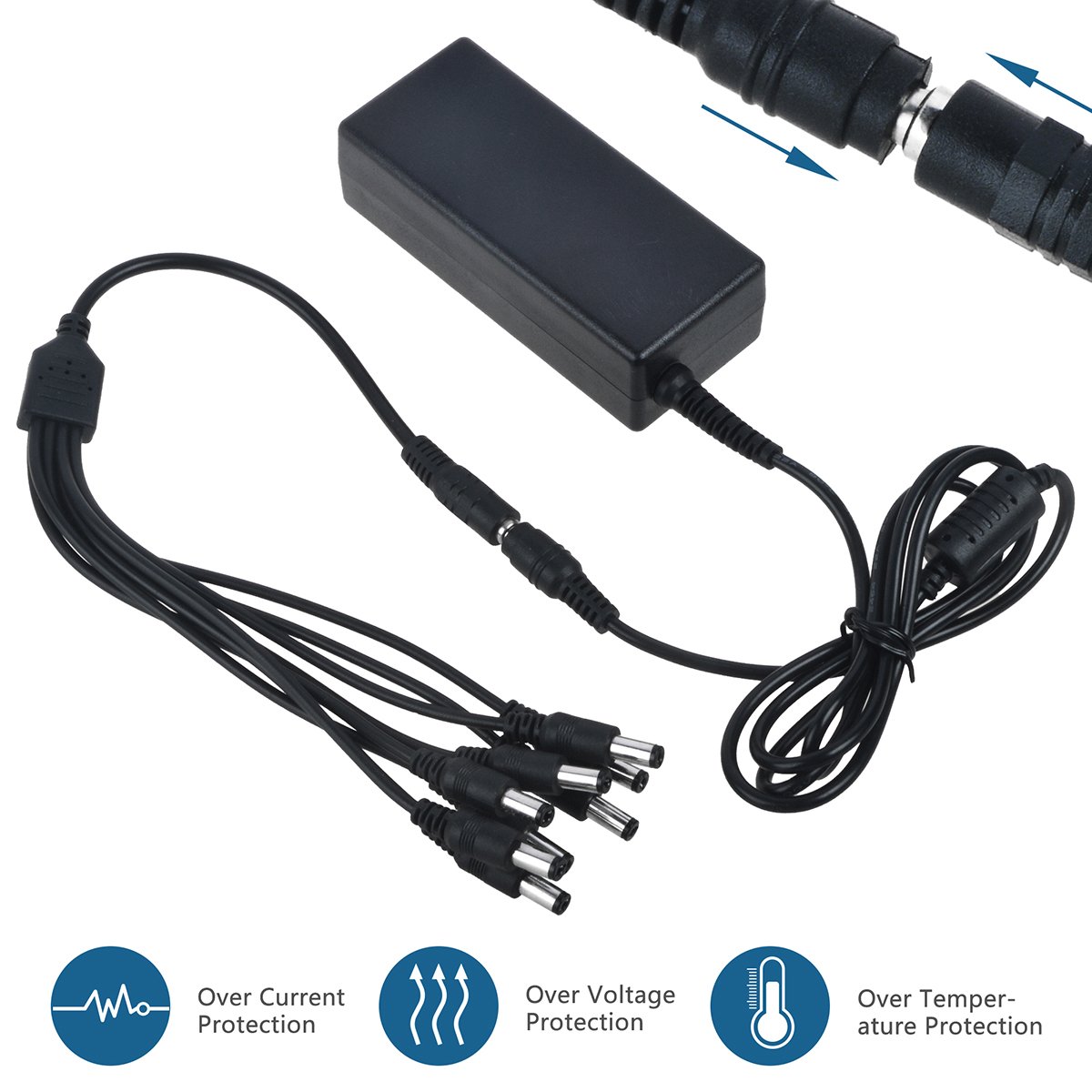 Adapters ABLEGRID Swann Lorex QSee Security Camera Power Adapter 12V